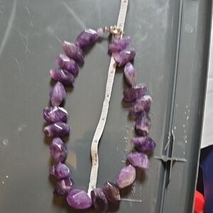 Amythist Nugget Necklace